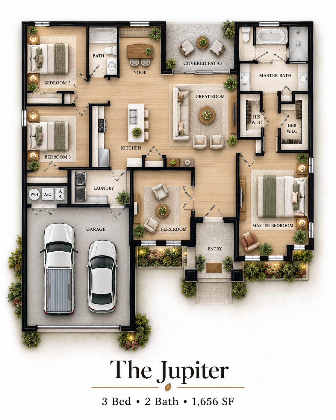The Jupiter floor plan